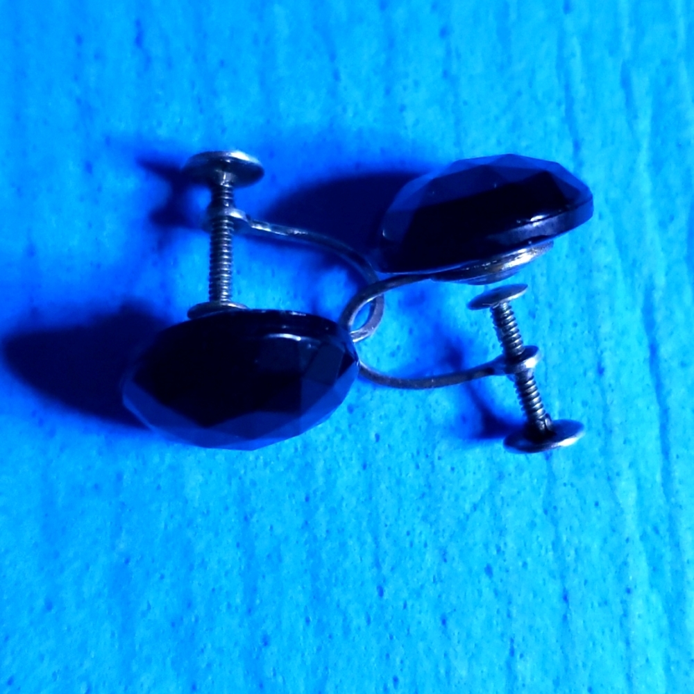 Vintage Sterling screw earrings